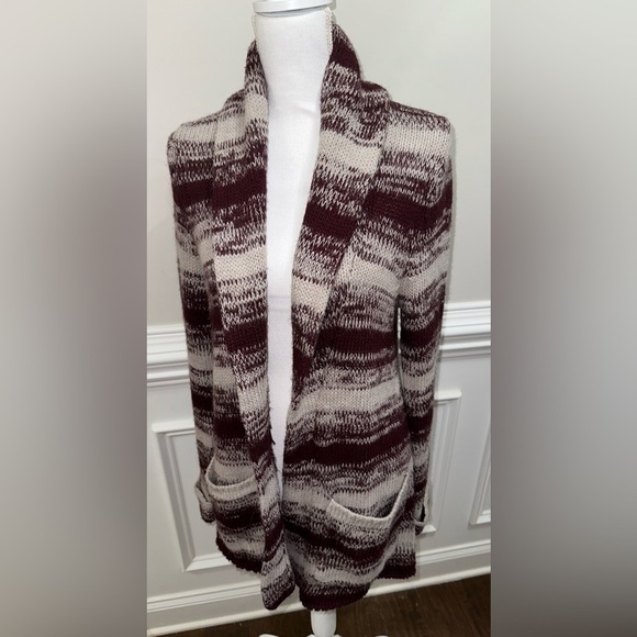 Garnet Hill Sierra Sweater Cardigan Alpaca Wool Blend no size see measurements - Picture 7 of 8